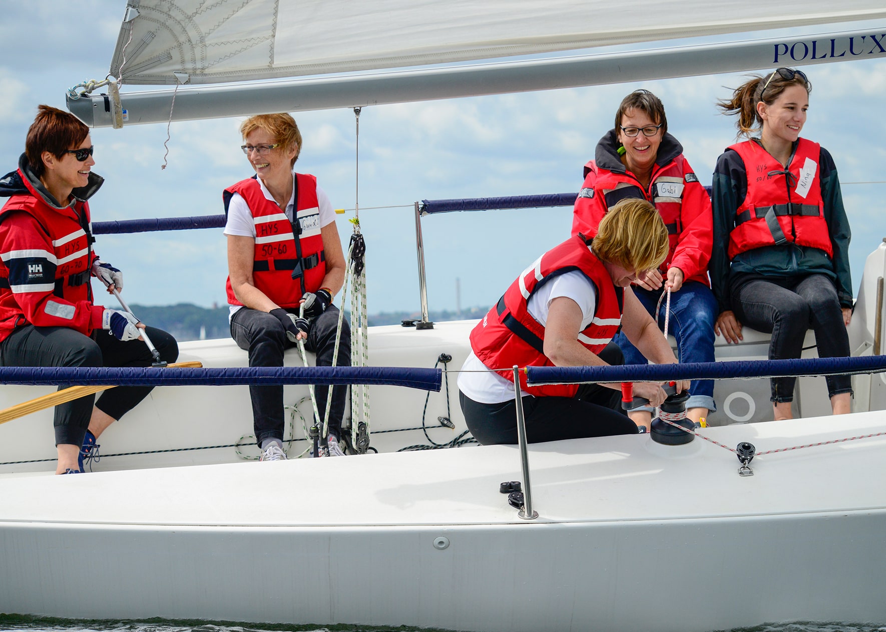 ladys sailing-frauen crew-einsteiger segeln-j80-spaß am segeln